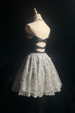 Vintage Black and Silver Off-the-Shoulder Glitter Homecoming Party Dress HZ0429
